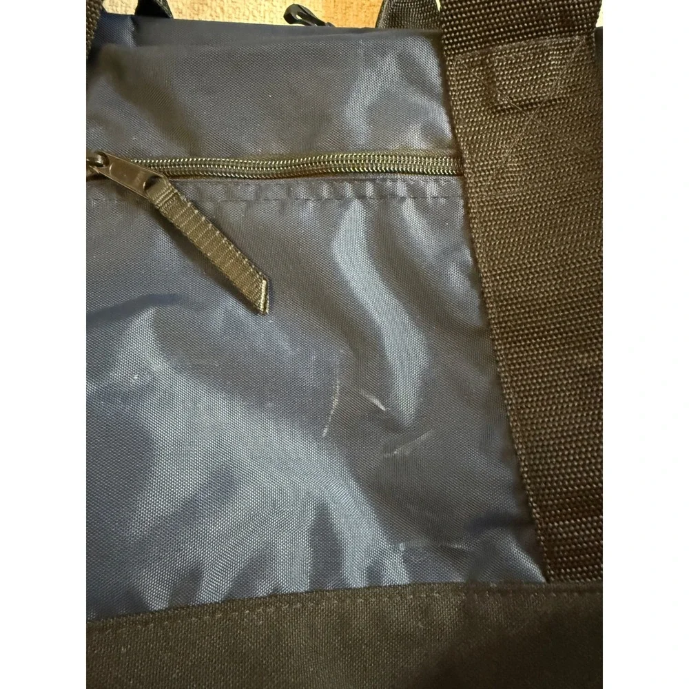 Vintage LL Bean Made in USA Adventure Duffle Bag Large 1990s Navy V273 Travel